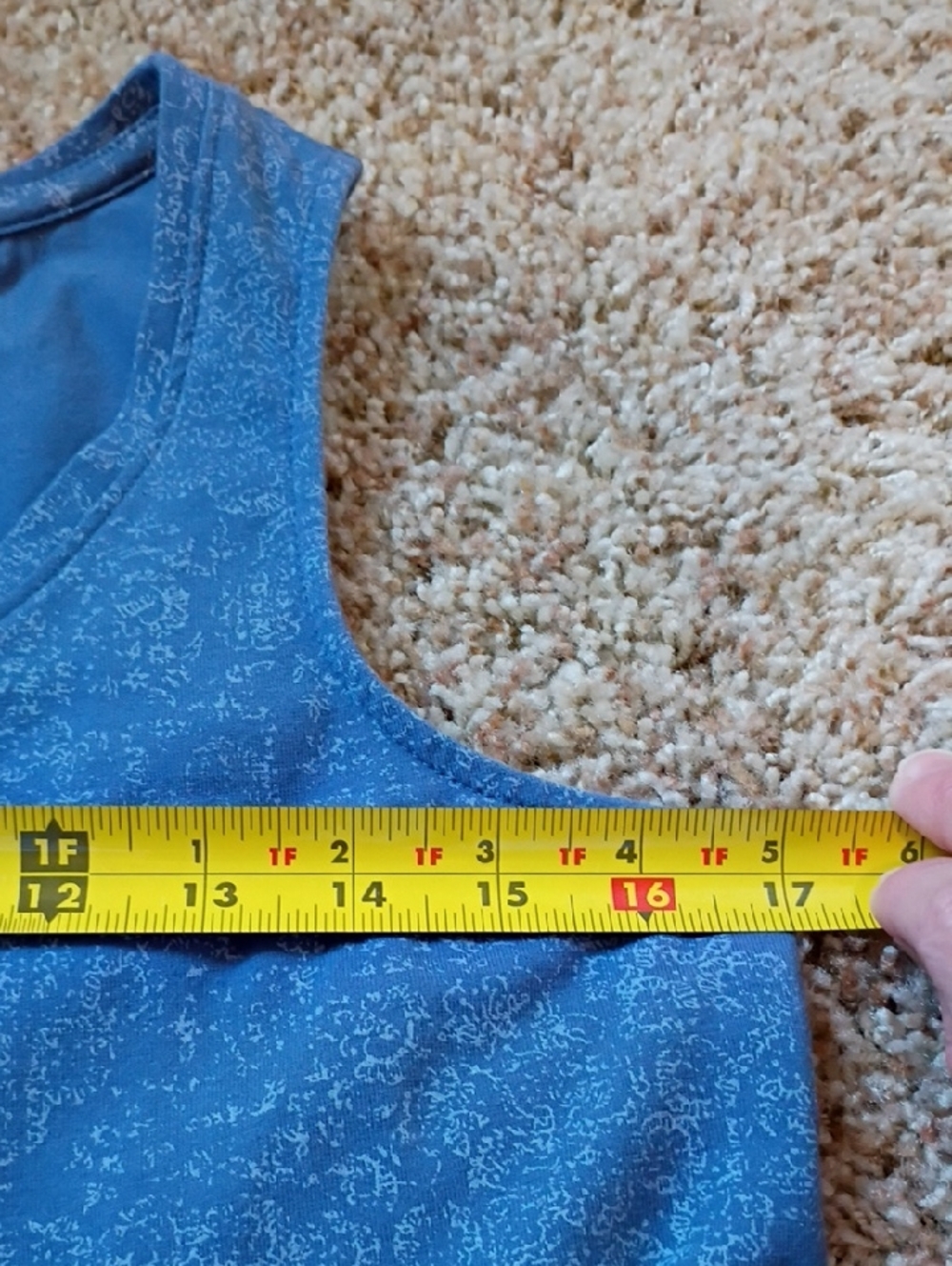 Frye Sleeveless Tiered Blue Dress - Picture 10 of 11